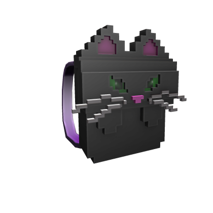 8-Bit Black Cat Backpack