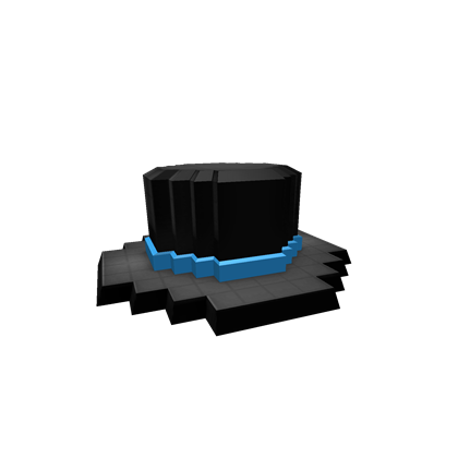 8-Bit Blue Banded Top Hat