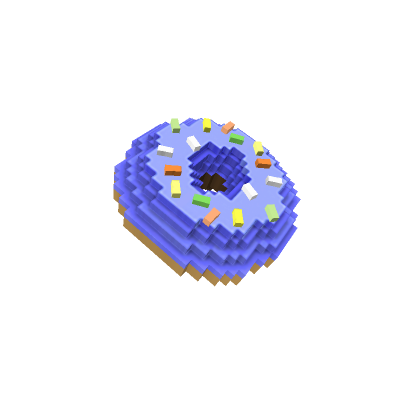 8-Bit Blueberry Donut Hat
