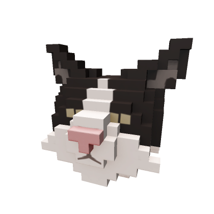 8-Bit Tuxedo Kitty