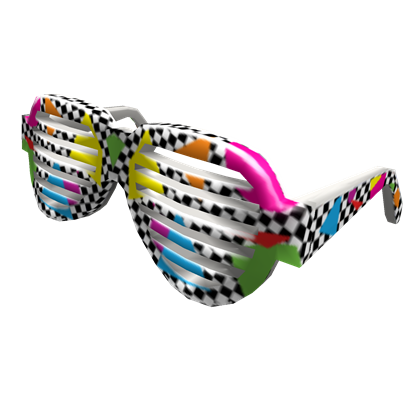 80s Checkerboard Shutter Shades