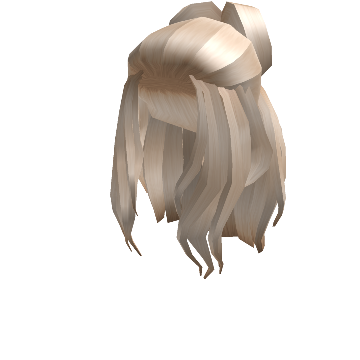 Ashy Platinum Pretzel Bun Locks