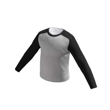 Baseball Long Sleeve - B&W