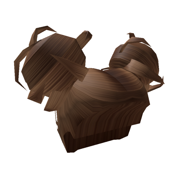 B&B Messy Buns in Brown