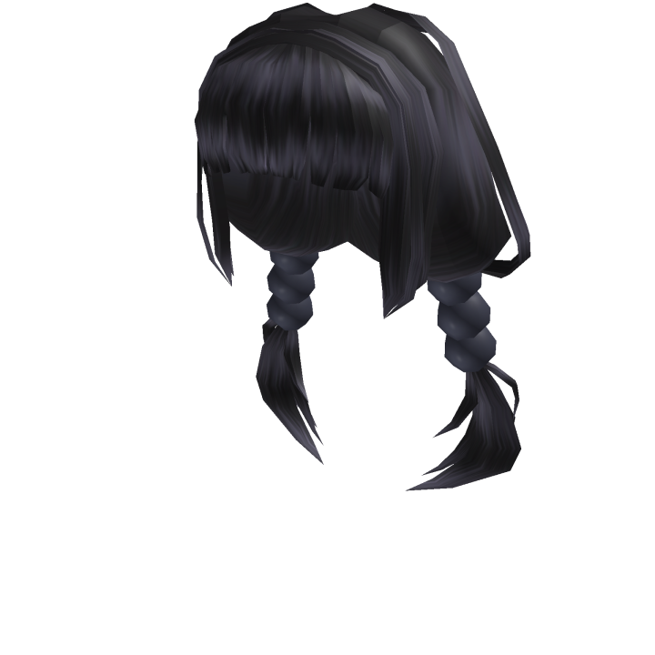 Bead Pigtails In Black