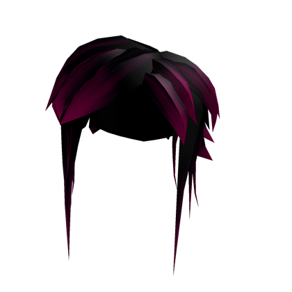 Black and Pink Drama Hair