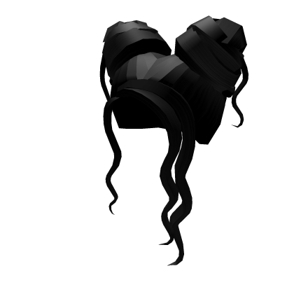 Black Braided Boho Buns