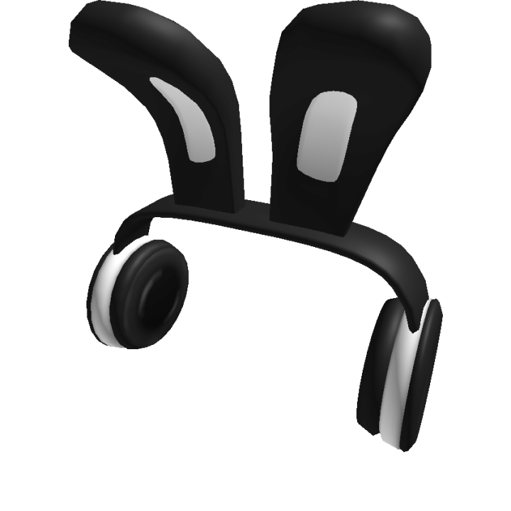 Black Bunny Headphones