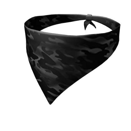 Black Camo Bandana
