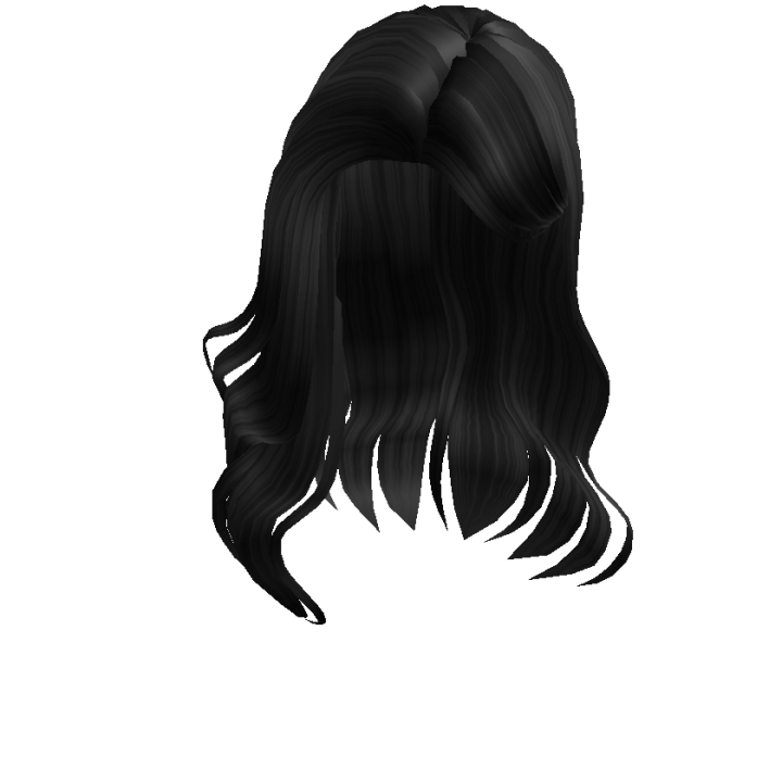 Black Fashion Model Side-Part