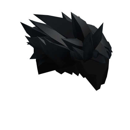 Black Fluffed Hair
