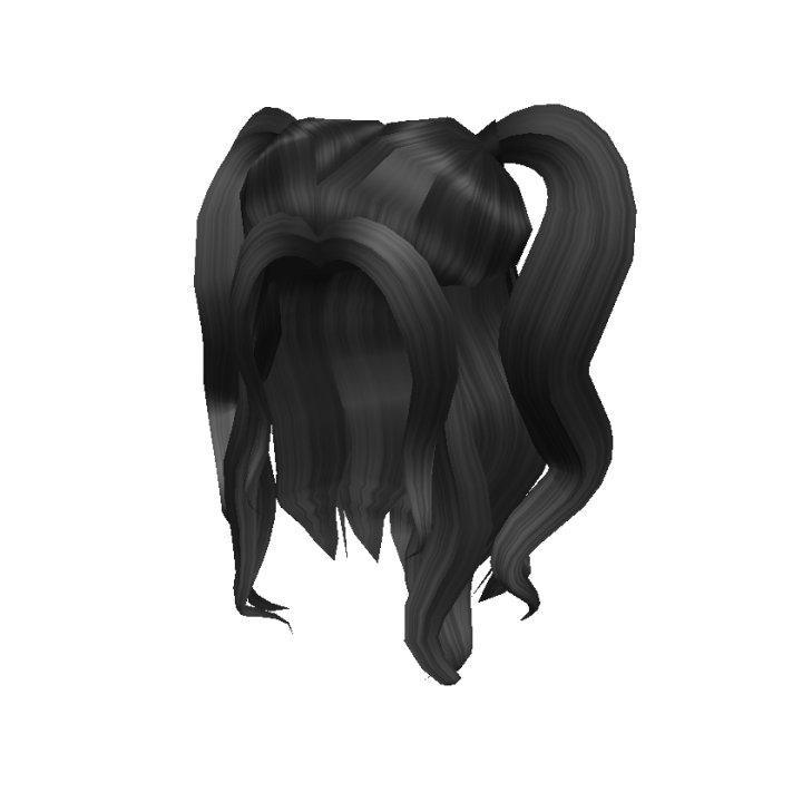 Black Half Up Ponytails
