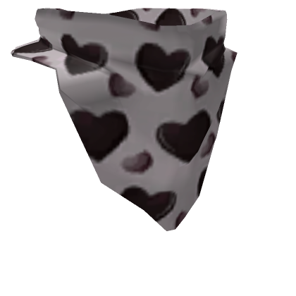 Black Heart Bandana