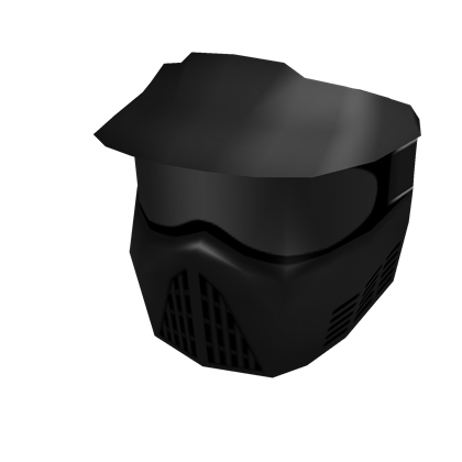 Black Paintball Mask