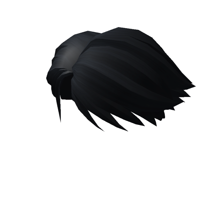 Black Short Parted Hair