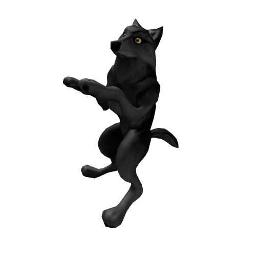 Black Shoulder Wolf
