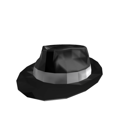 Black Sparkle Time Fedora