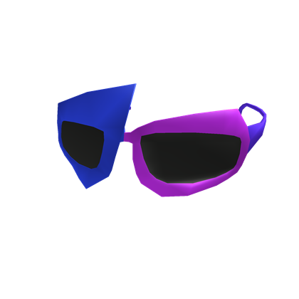 Blue 80's Shades