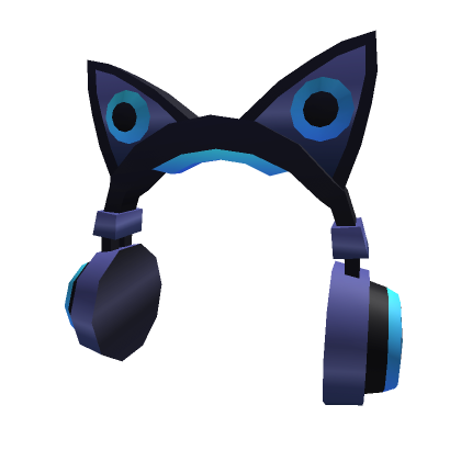 Blue Cat Ear Headphones