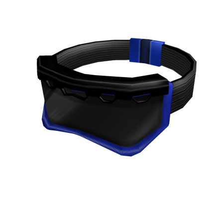 Blue Dirt Bike Goggles