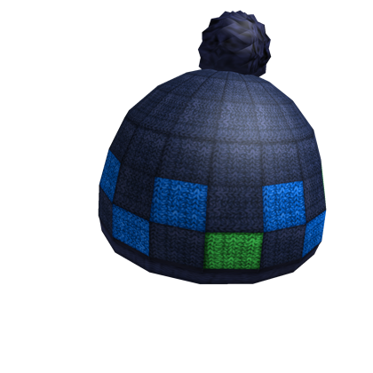 Blue Knit Beanie