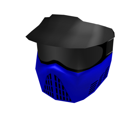 Blue Paintball Mask