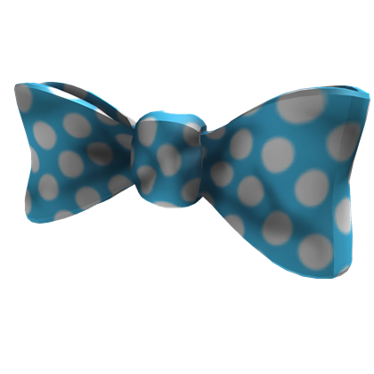 Blue Polkadot Bow Tie