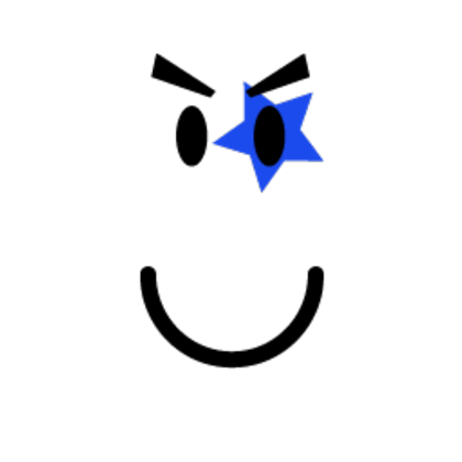 Blue Rock Star Smile