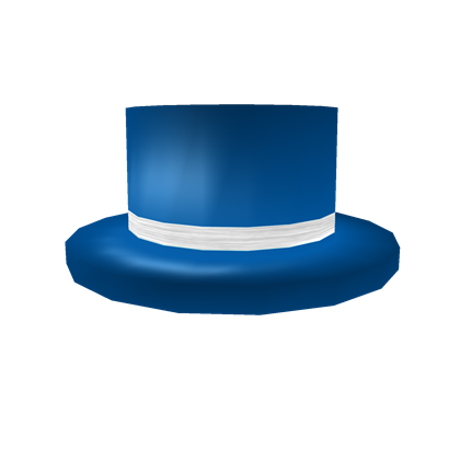 Blue Top Hat with White Band