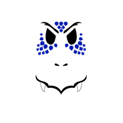 Blue Ultimate Dragon Face