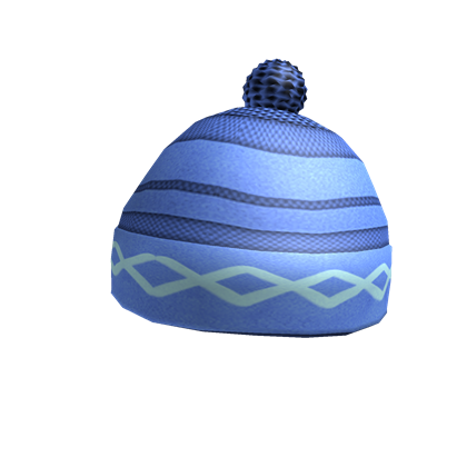 Blue Wool Winter Hat