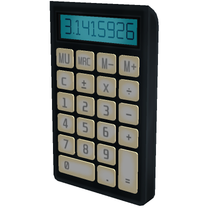 Calculator Lapel Pin
