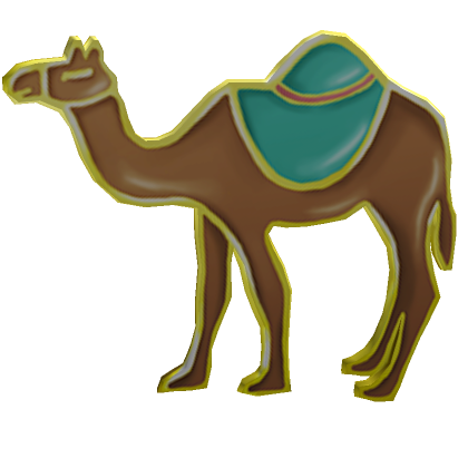Camel Enamel Pin