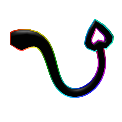 Cartoony Rainbow Tail