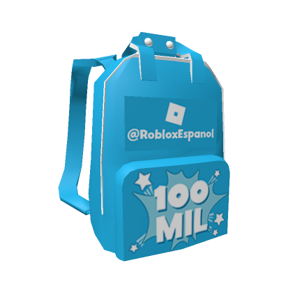 Celebratory backpack @RobloxEspanol