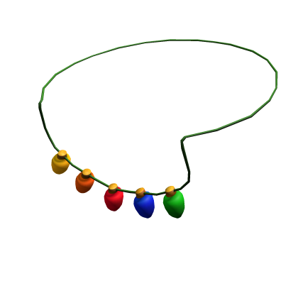 Christmas Lights Necklace