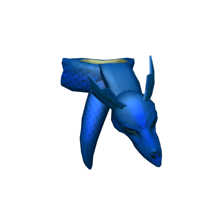 Cobalt Daring Dragon Scarf