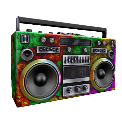 Colorful Boom Box