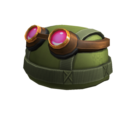 Combat Helmet With Goggles