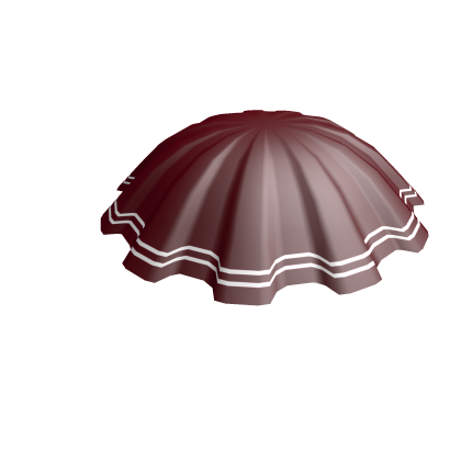 Crimson Pleated Skirt