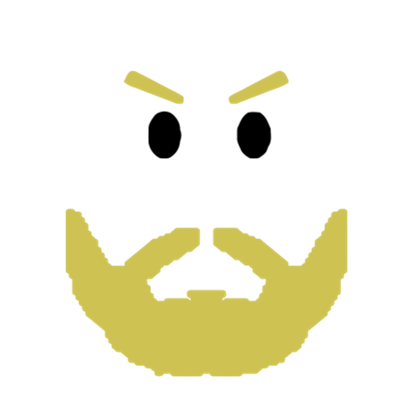 Daring Blonde Beard Face