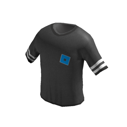 Early Career Collegiate Stripe Black Tee