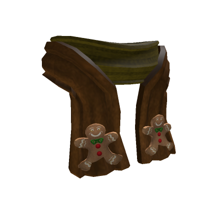 Fall Gingerbread Man Scarf