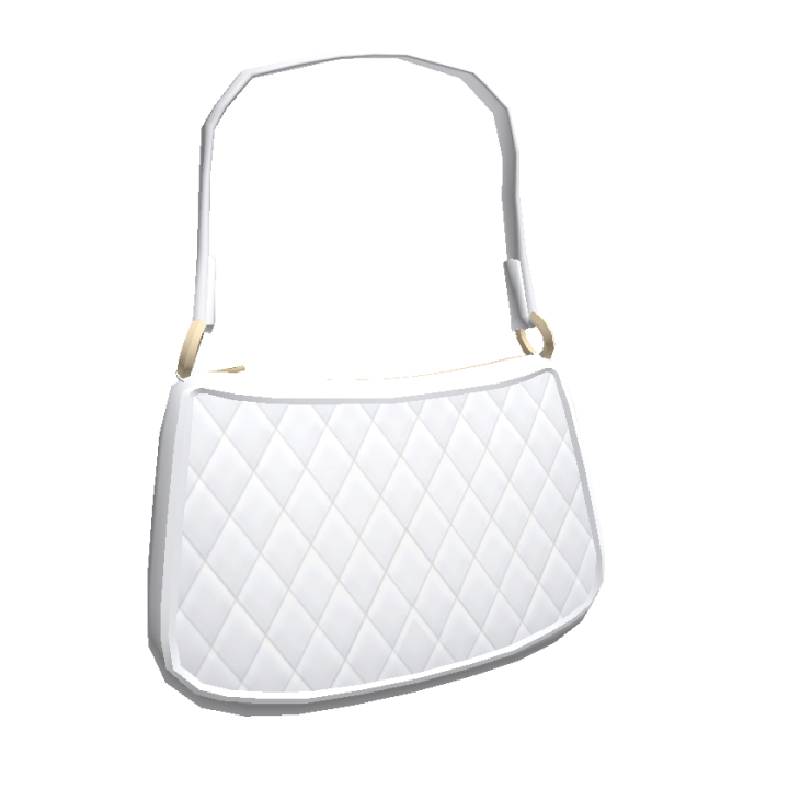 Fashionable White Shoulder Purse