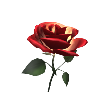Flaming Rose Back Accessory