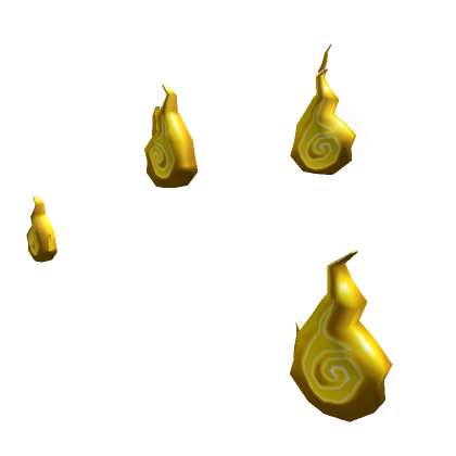 Golden Cursed Flames