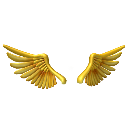 Golden Sparkling Wings