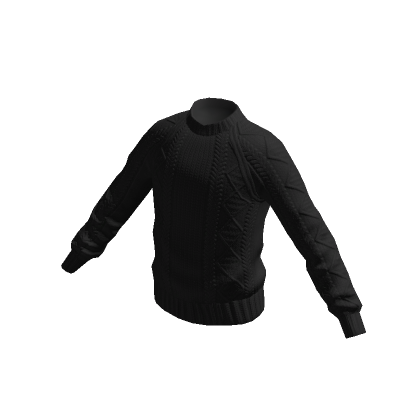 Knit Sweater - Black
