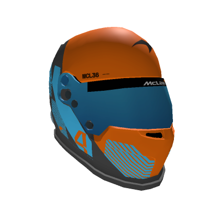 Lando Norris 2022 Helmet - Closed Visor