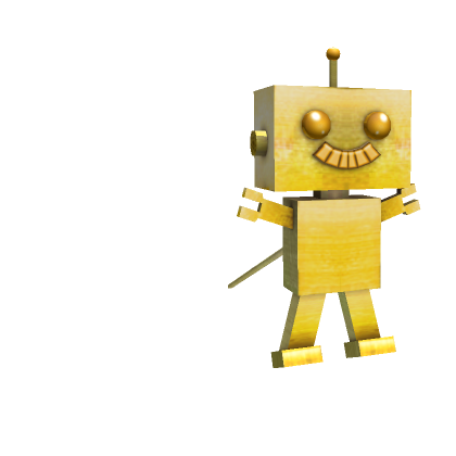 Little Gold Robot Lapel Pin